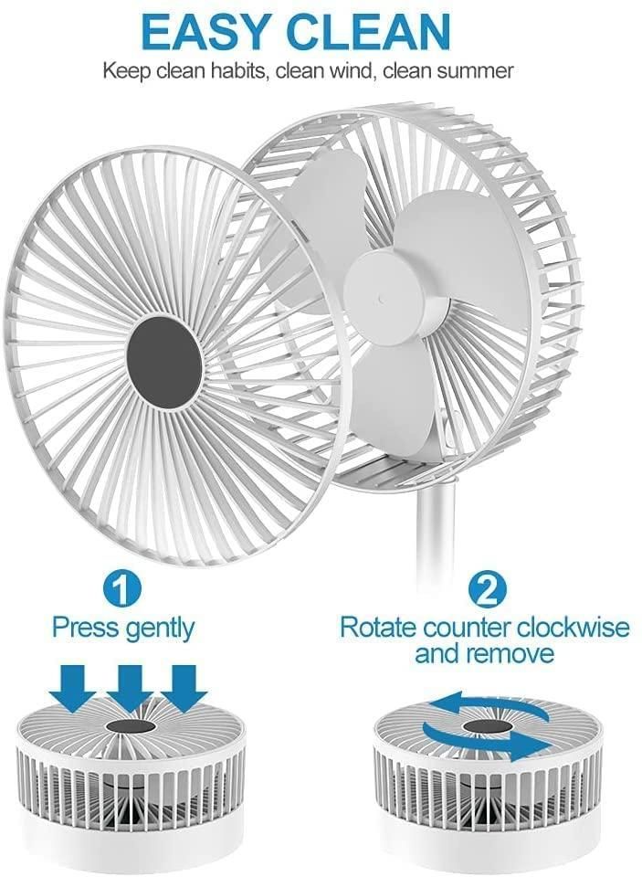 Rechargeable High Speed Desk Fan