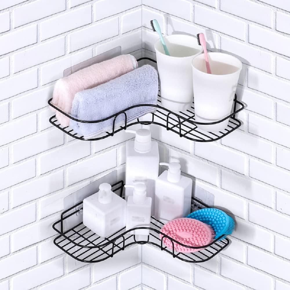 Metal Bathroom Corner Rack Storage