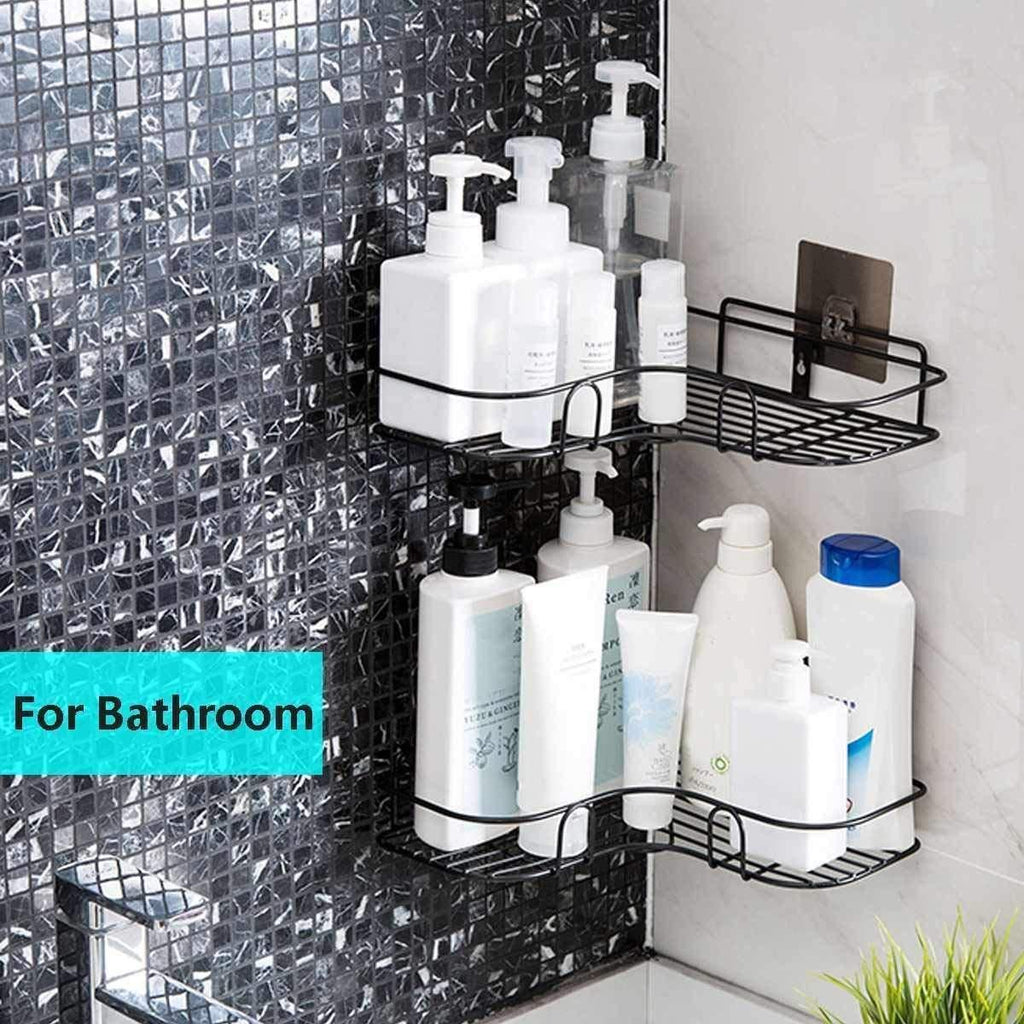 Metal Bathroom Corner Rack Storage